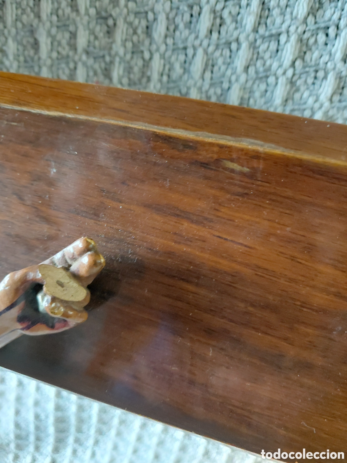 Antig&uuml;edades: Cristo crucificado en estuco policromado - Foto 4