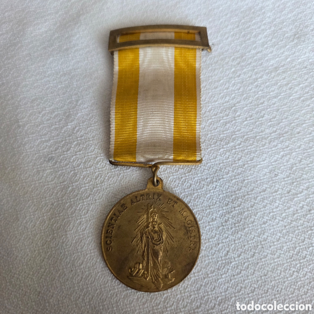 Antig&uuml;edades: Antigua Medalla Escolar &rdquo;Primer Premio&rdquo; Colegio San Estanislao de Kostka (M&aacute;laga)