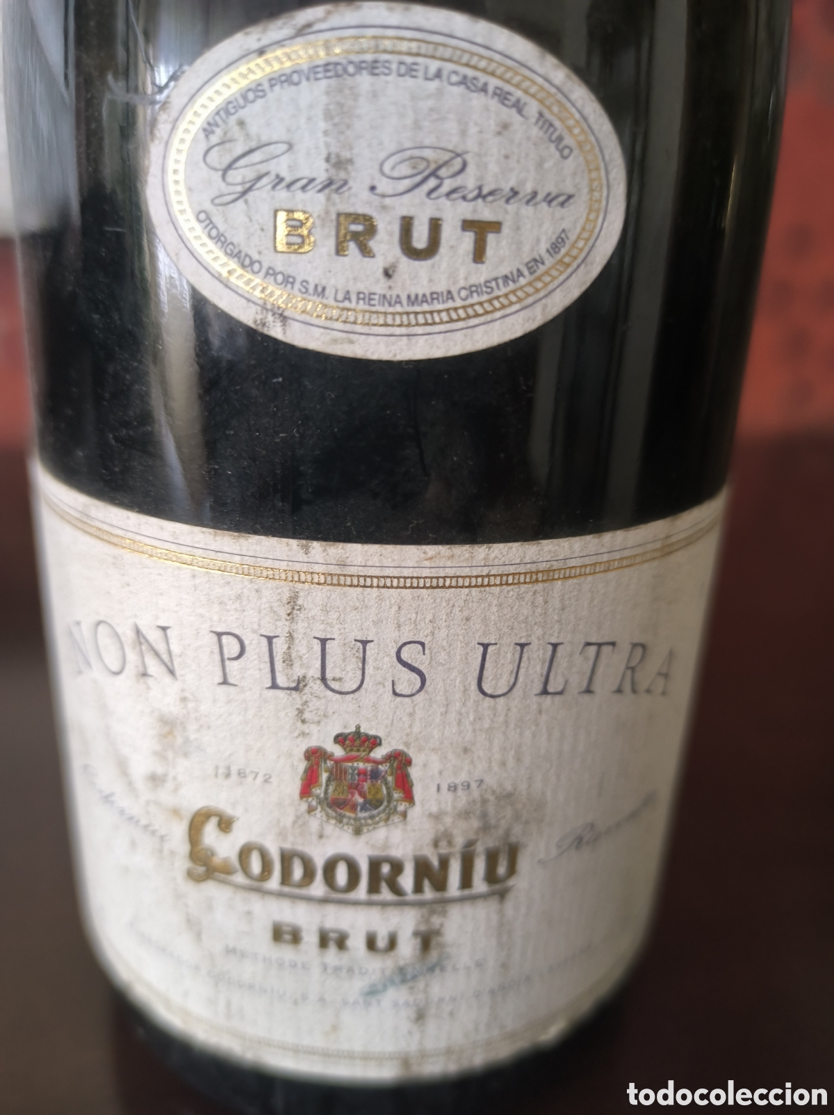Antig&uuml;edades: Botella Cava Codorniu Non Plus Ultra Brut - Foto 2