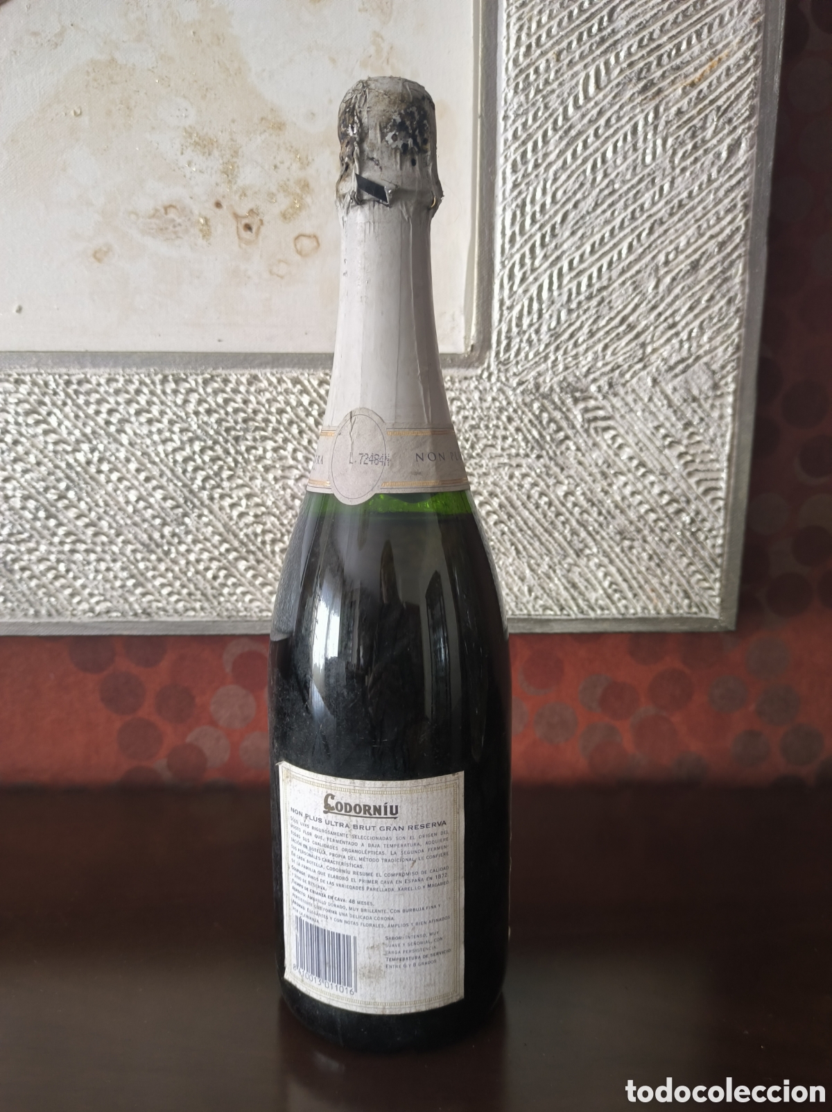 Antig&uuml;edades: Botella Cava Codorniu Non Plus Ultra Brut - Foto 3