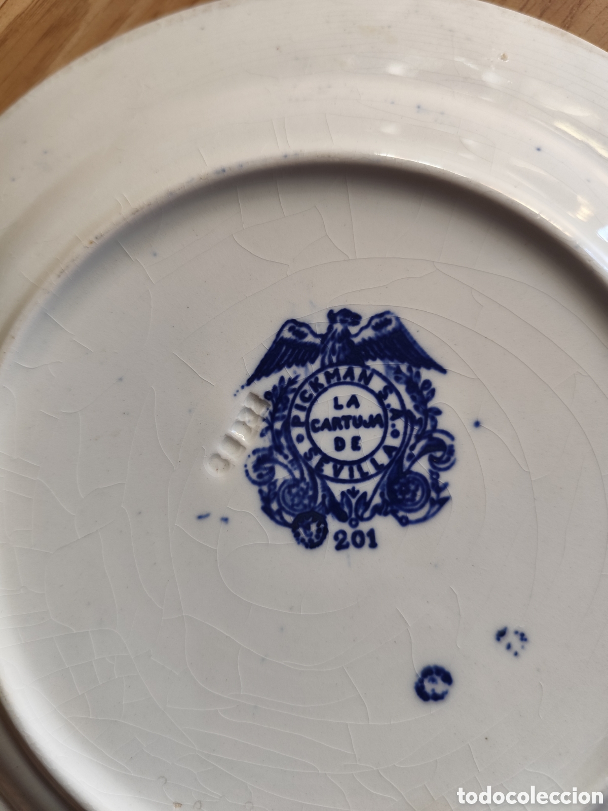 Antig&uuml;edades: ANTIGUO PLATO DE LA CARTUJA - Foto 4