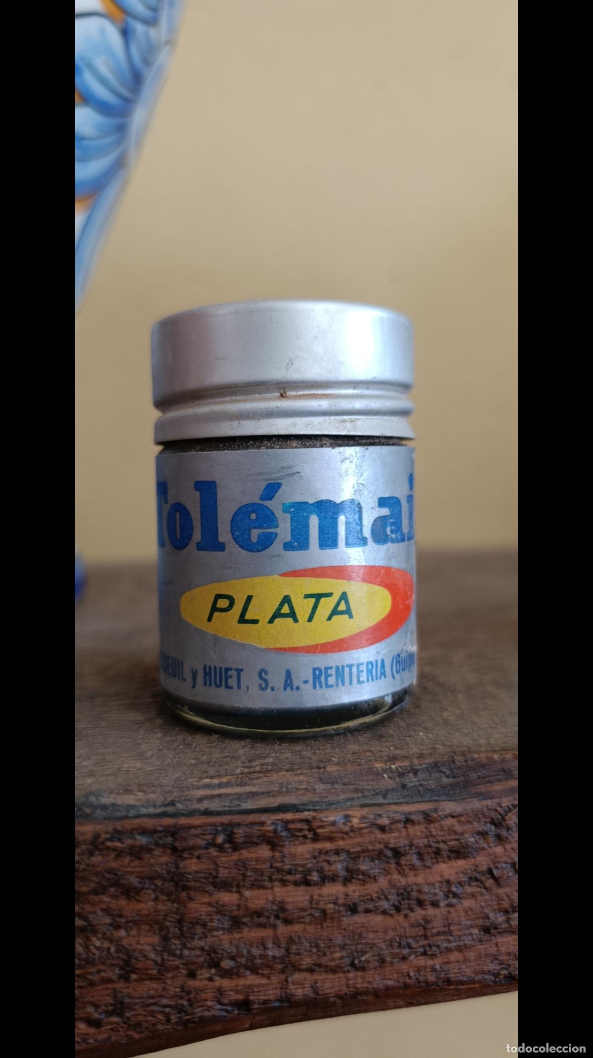 Antig&uuml;edades: BOTE DE PINTURA TOLEMAIL. PLATA. IDEAL RESTAURACI&Oacute;N
