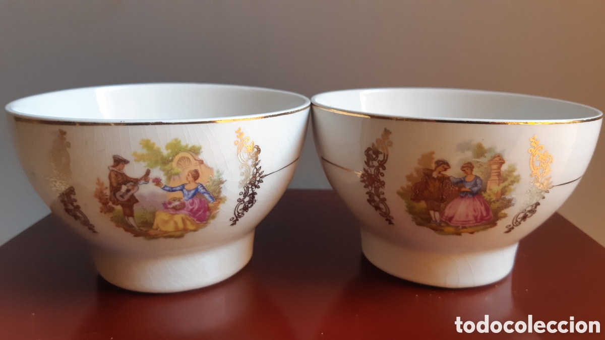 Antig&uuml;edades: Dos cuencos o tazones Royal China