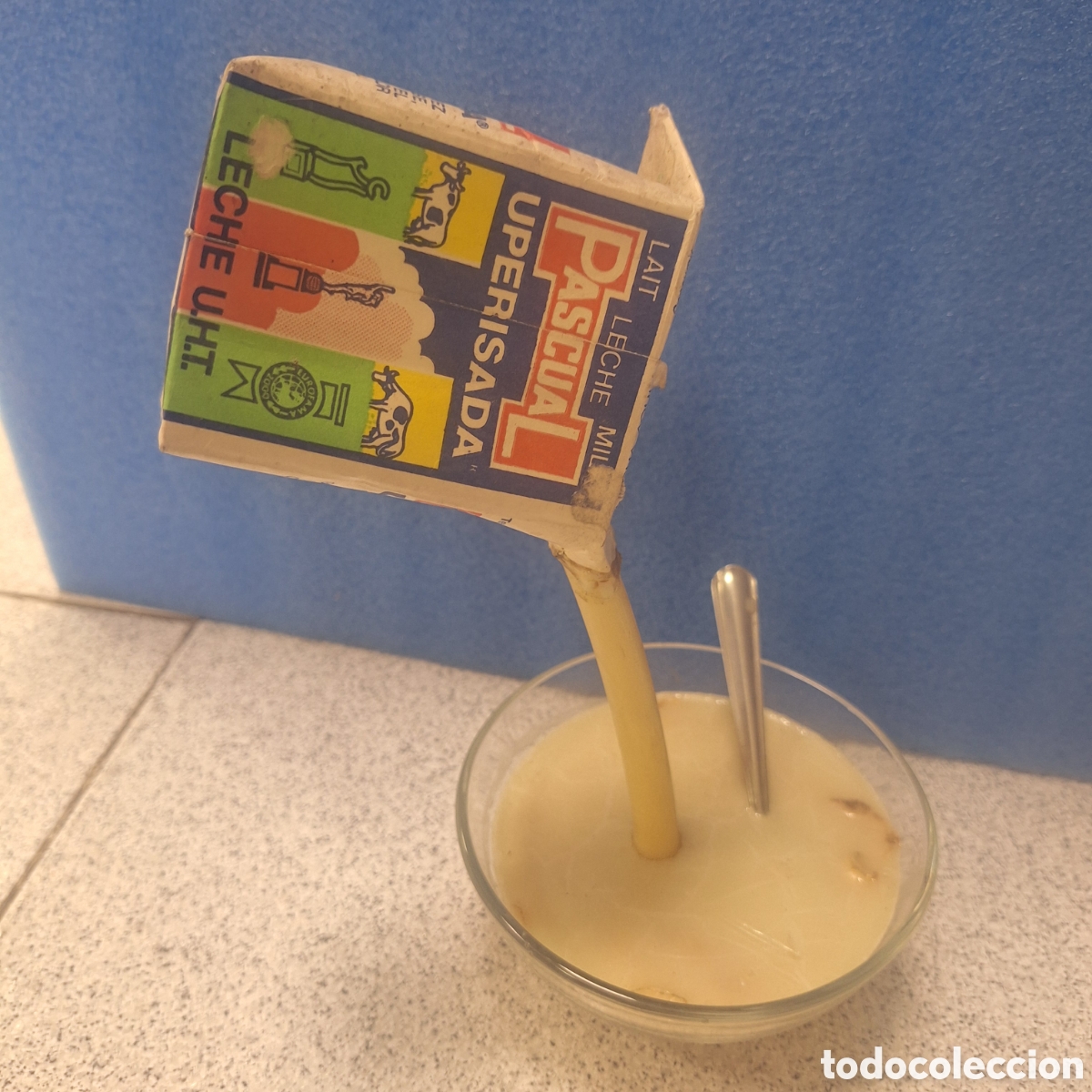 Antig&uuml;edades: Antiguo Display publicitario, leche pascual de los 80