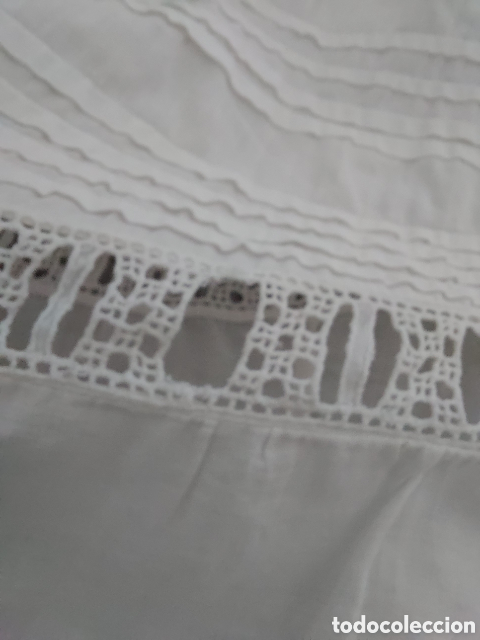 Antig&uuml;edades: Camis&oacute;n antiguo de algod&oacute;n principios s. XX - Foto 10