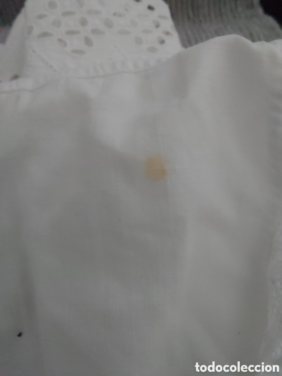 Antig&uuml;edades: Camis&oacute;n antiguo de algod&oacute;n principios s. XX - Foto 11