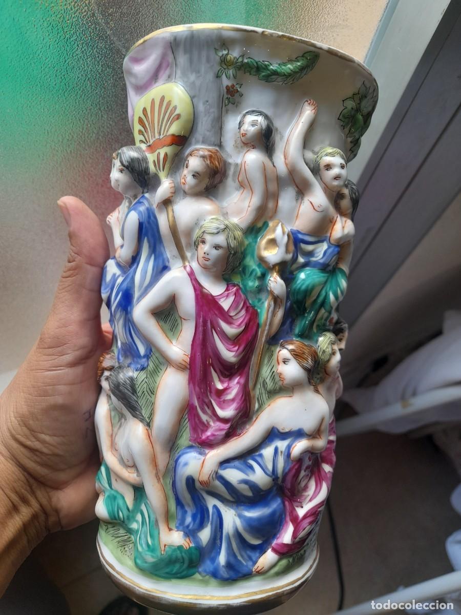 Antig&uuml;edades: Cuadro, cisne, florero mochilay - Foto 8