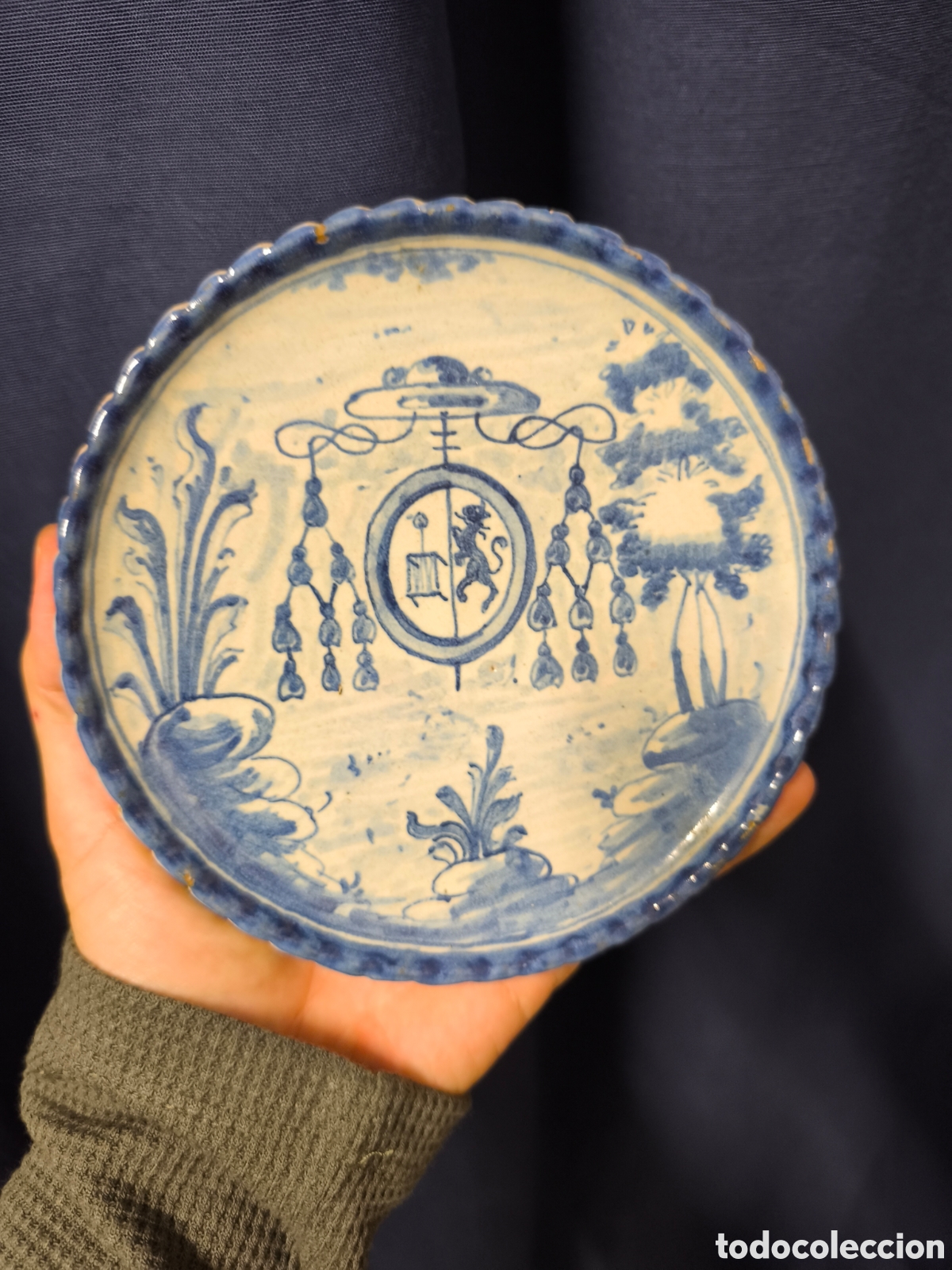 Oggetti Antichi: plato cer&aacute;mica Talavera Ruiz de Luna