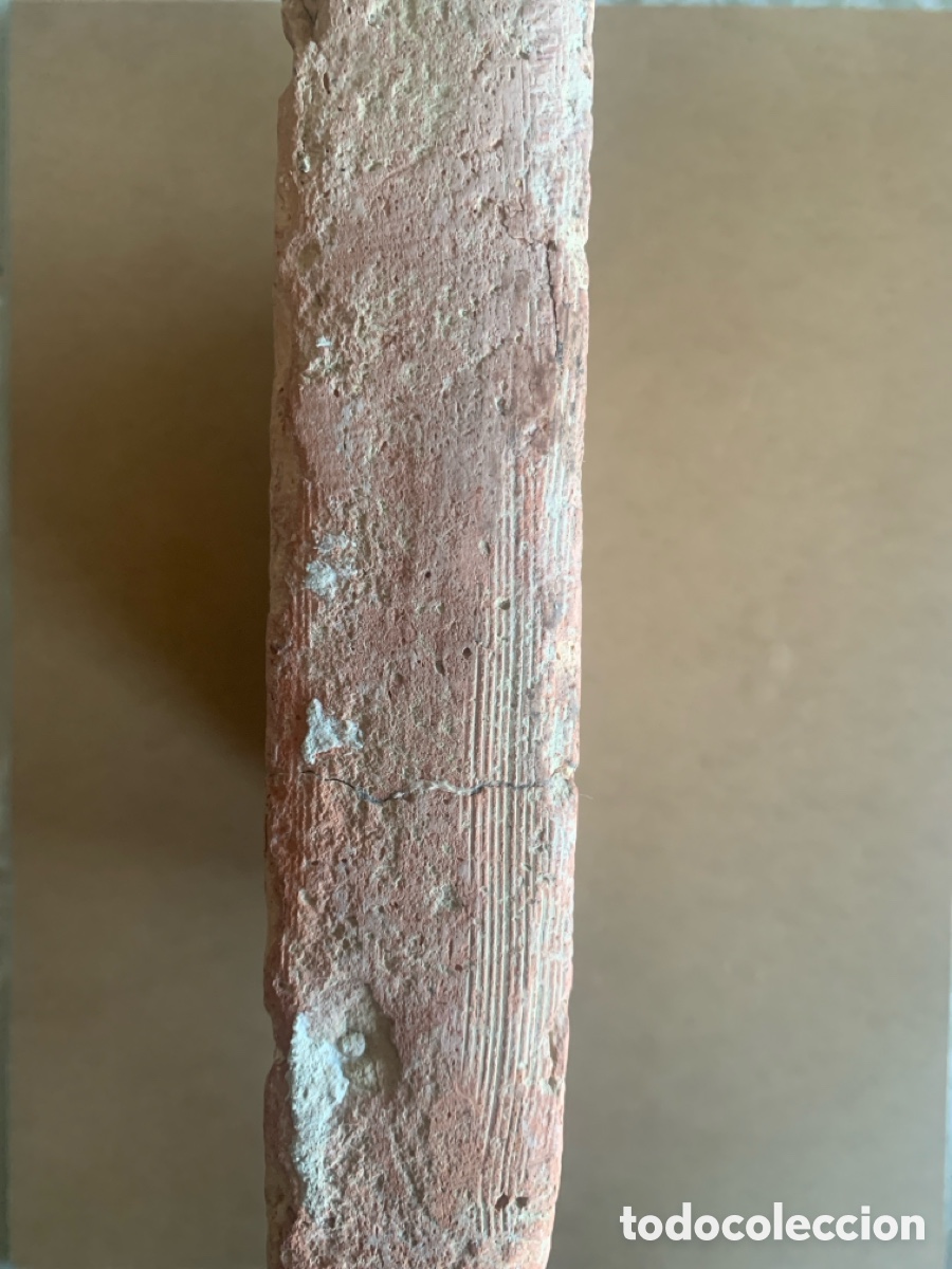 Antig&uuml;edades: Ladrillo de soler&iacute;a, medieval estampillado. - Foto 3