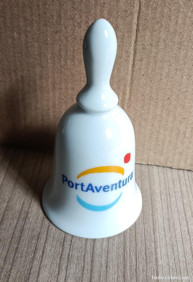 Antig&uuml;edades: Antigua campana de ceramica, parque tematico Port Aventura - ver nota