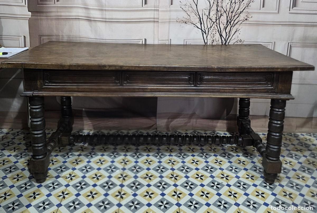Antig&uuml;edades: Mesa de comedor o bufete de estilo Barroco Espa&ntilde;ol S.XVII