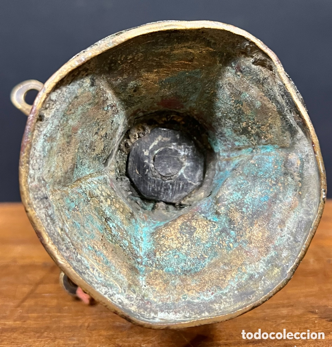 Antig&uuml;edades: Incensario de bronce, S.XVI - Foto 6