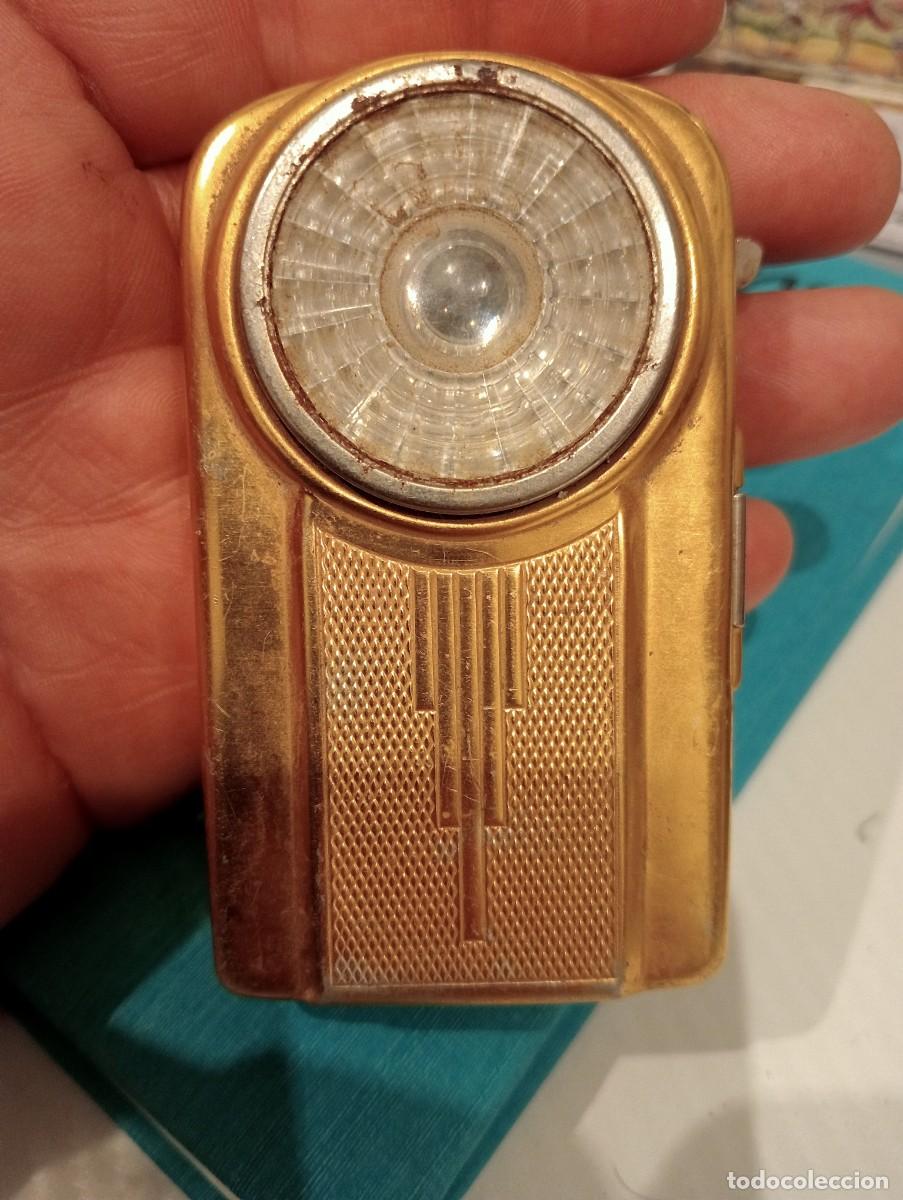 Antig&uuml;edades: ANTIGUA LINTERNA WONDER MARKI ORIGEN FRANCES ALUMINIO ANONIZADO PILA INCLUIDA