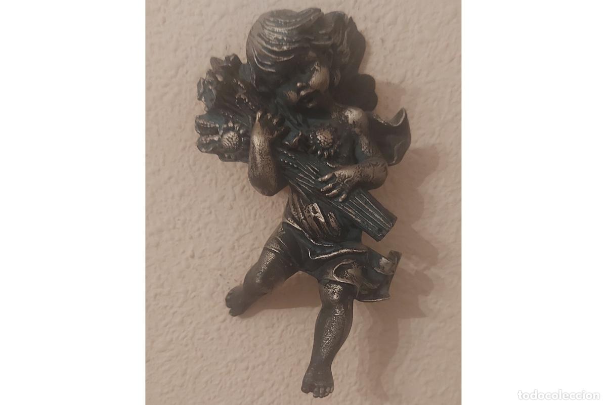 Antig&uuml;edades: 4 angelitos para colgar en la pared - Foto 4
