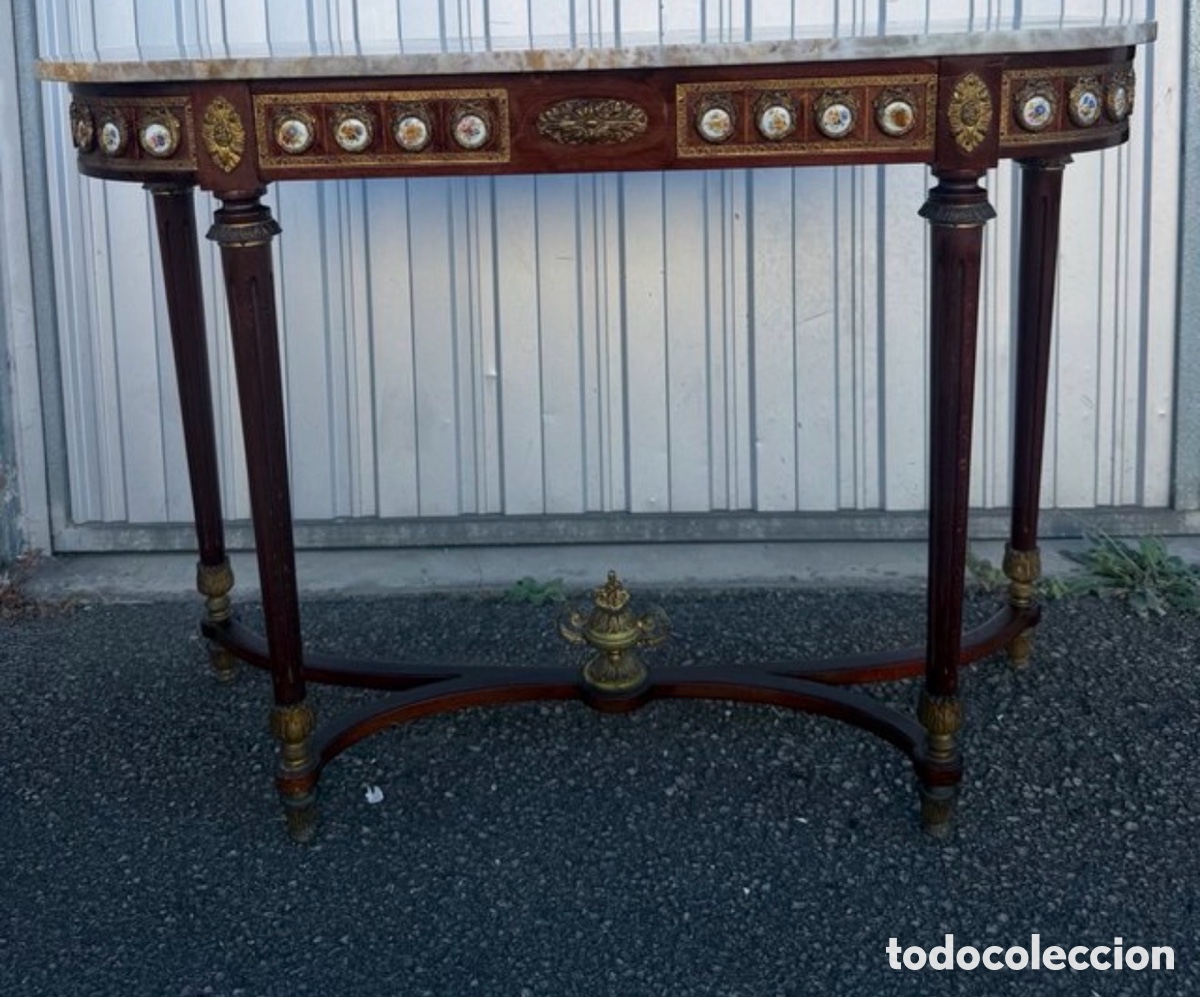 Antig&uuml;edades: Espejo Antiguo Estilo Luis XVI - Foto 6