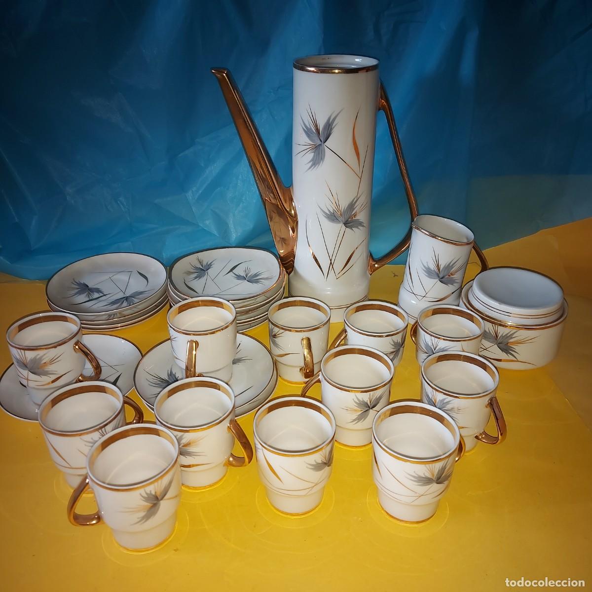 Antig&uuml;edades: JUEGO DE CAFE ESTILO MID CENTURY MODERN, A&Ntilde;OS 60