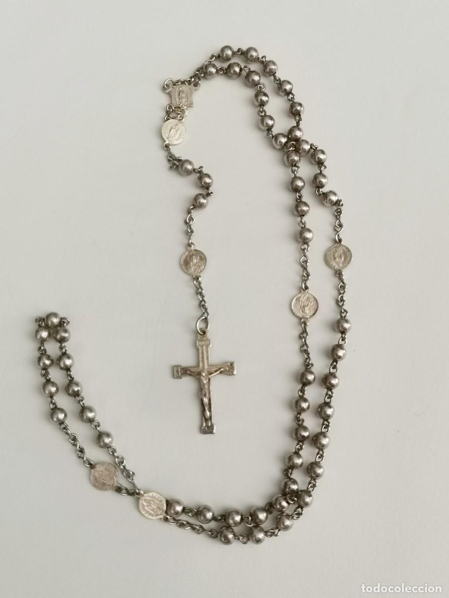 Antig&uuml;edades: Rosario Plata de Ley 925 M&eacute;xico (11,61 g) Fino rosario de plata de ley de origen mexicano