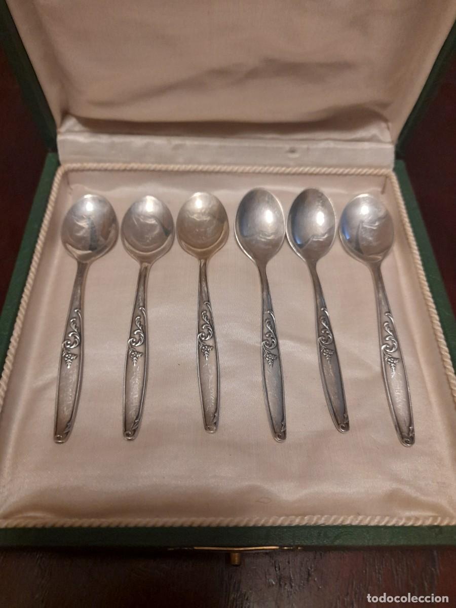 Antig&uuml;edades: 6 cucharita de plata