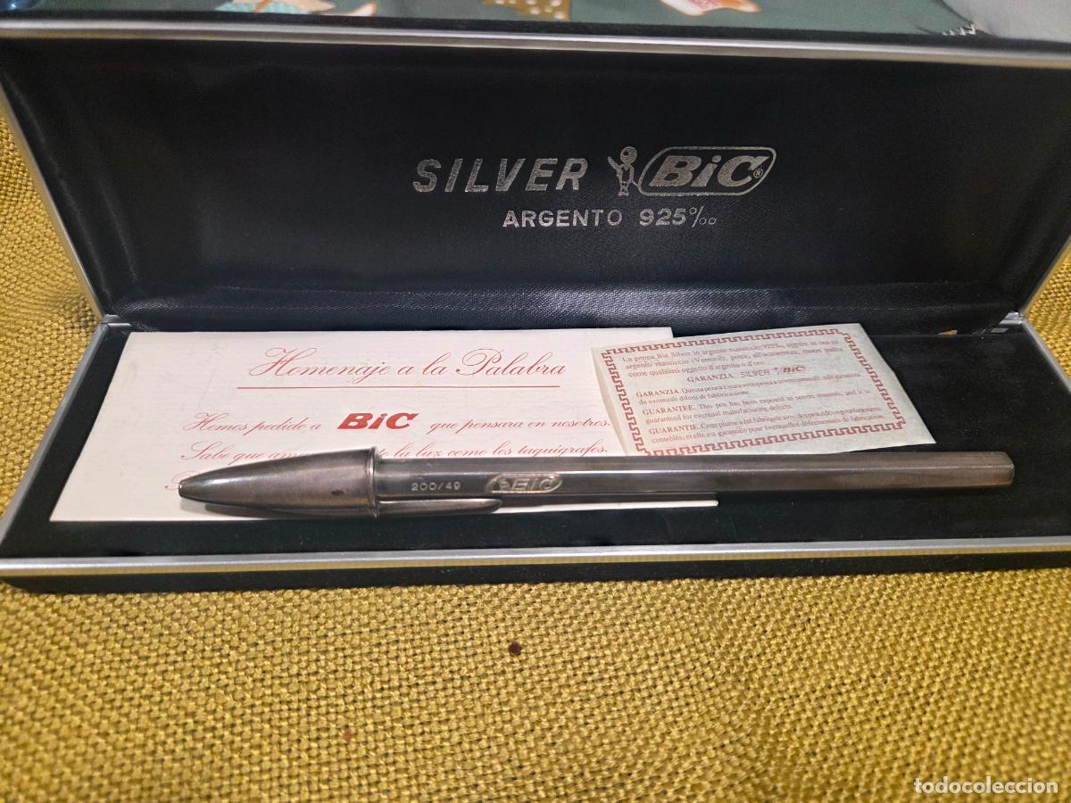 Antig&uuml;edades: Boligrafo plata Bic 925 - Foto 4