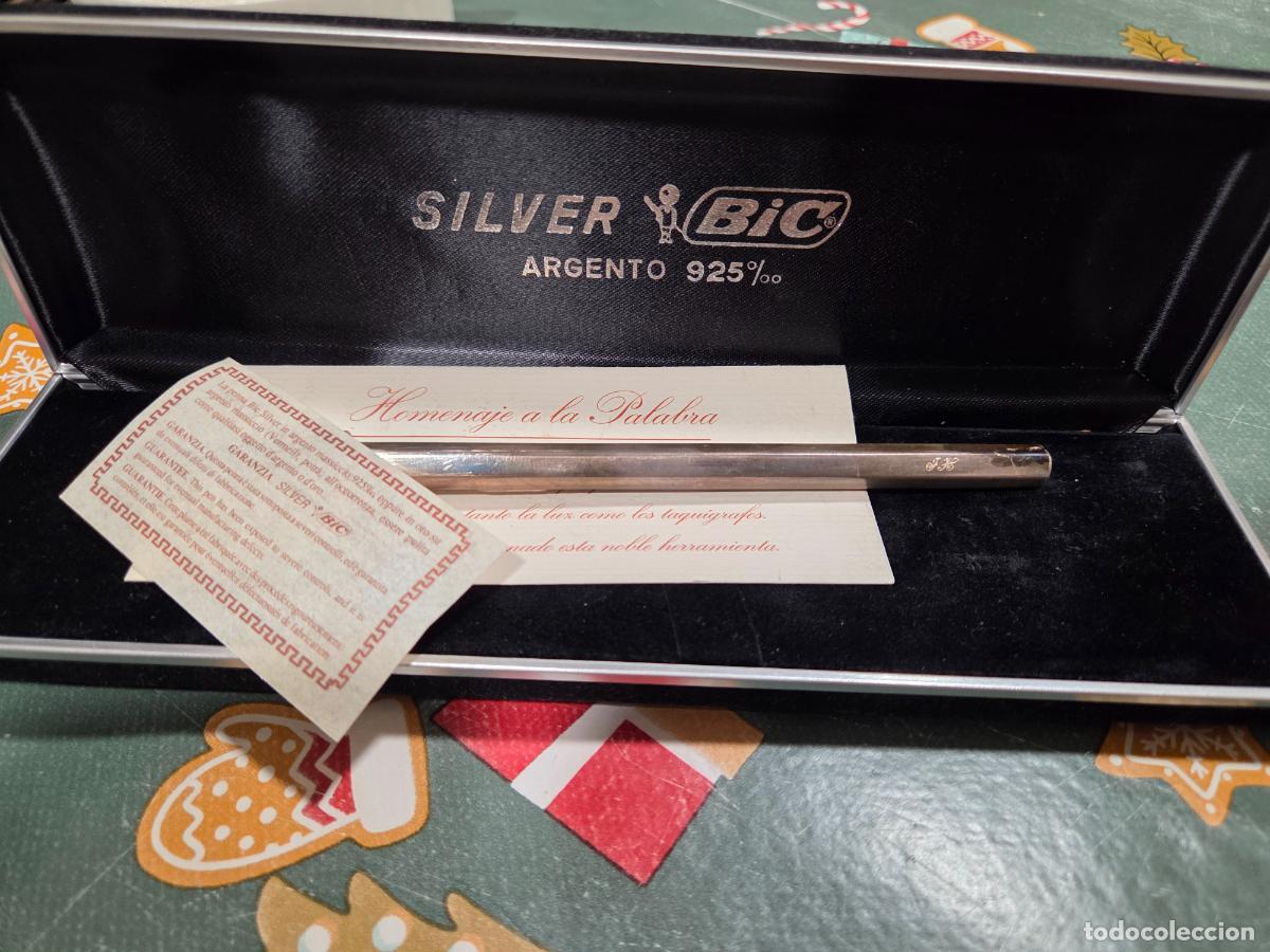 Antig&uuml;edades: Boligrafo plata Bic 925 - Foto 1