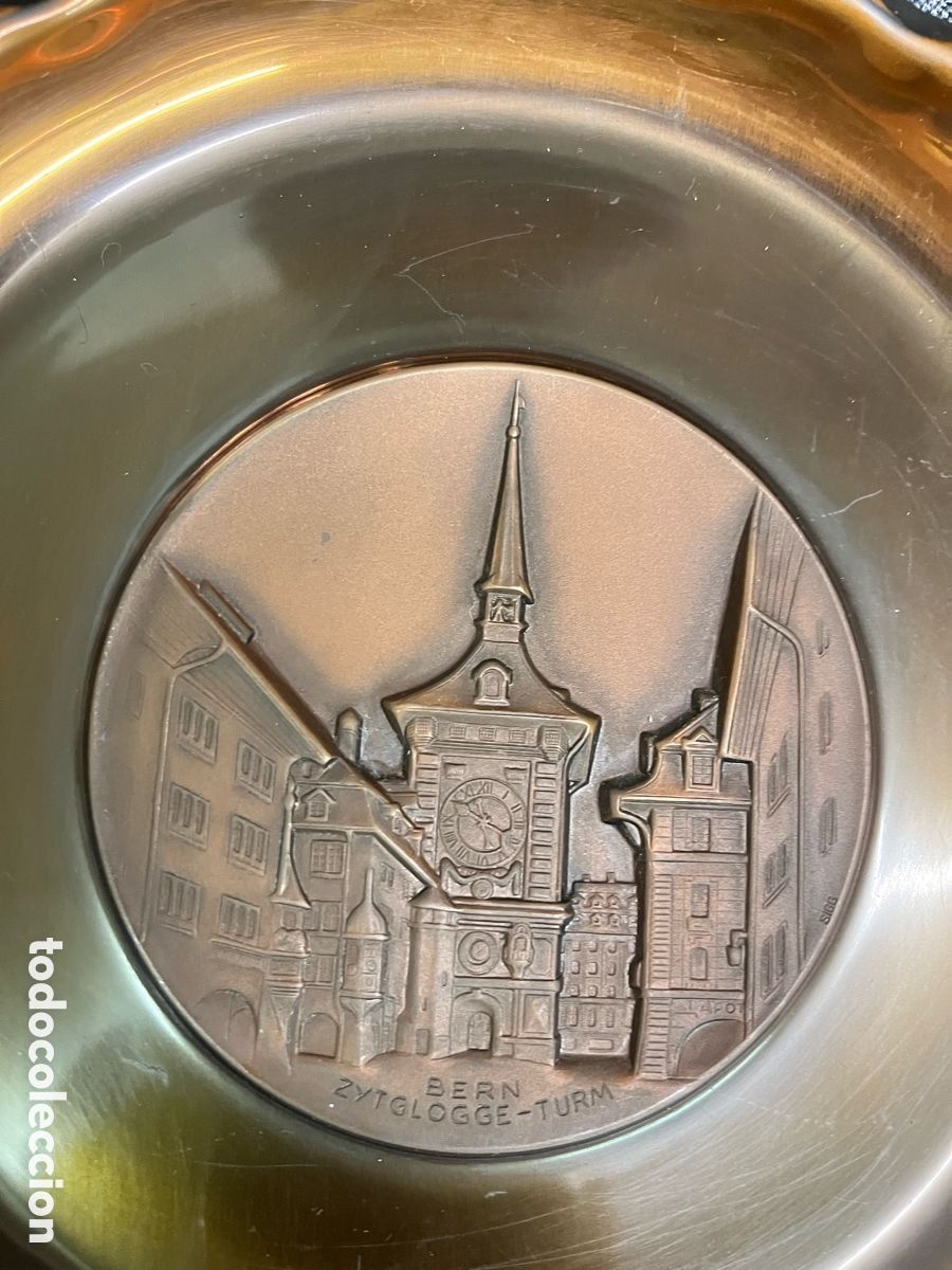 Antig&uuml;edades: Plato decorativo vintage Berna &ndash; Zytglog