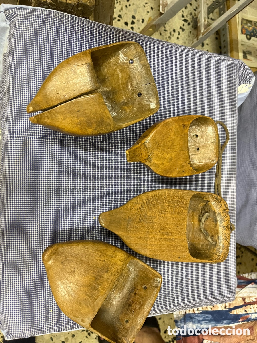 Antiquit&auml;ten: Zoquetas antiguas de segador &ndash; lote de 4