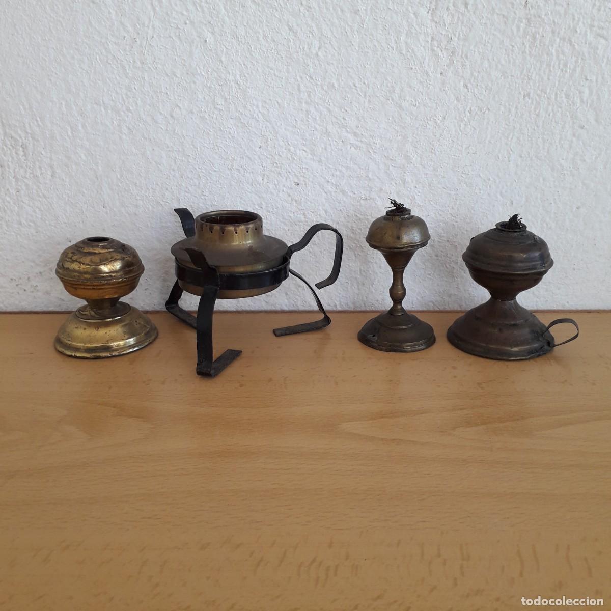 Antig&uuml;edades: CANDIL LAMPARA ACEITE HORNILLO - Foto 1