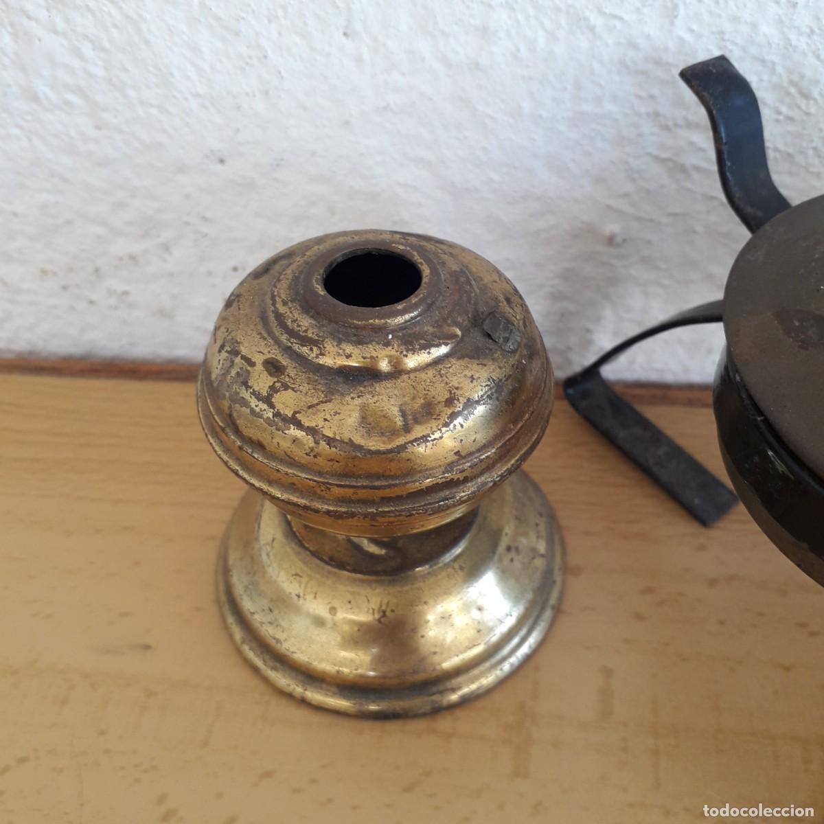 Antig&uuml;edades: CANDIL LAMPARA ACEITE HORNILLO - Foto 9