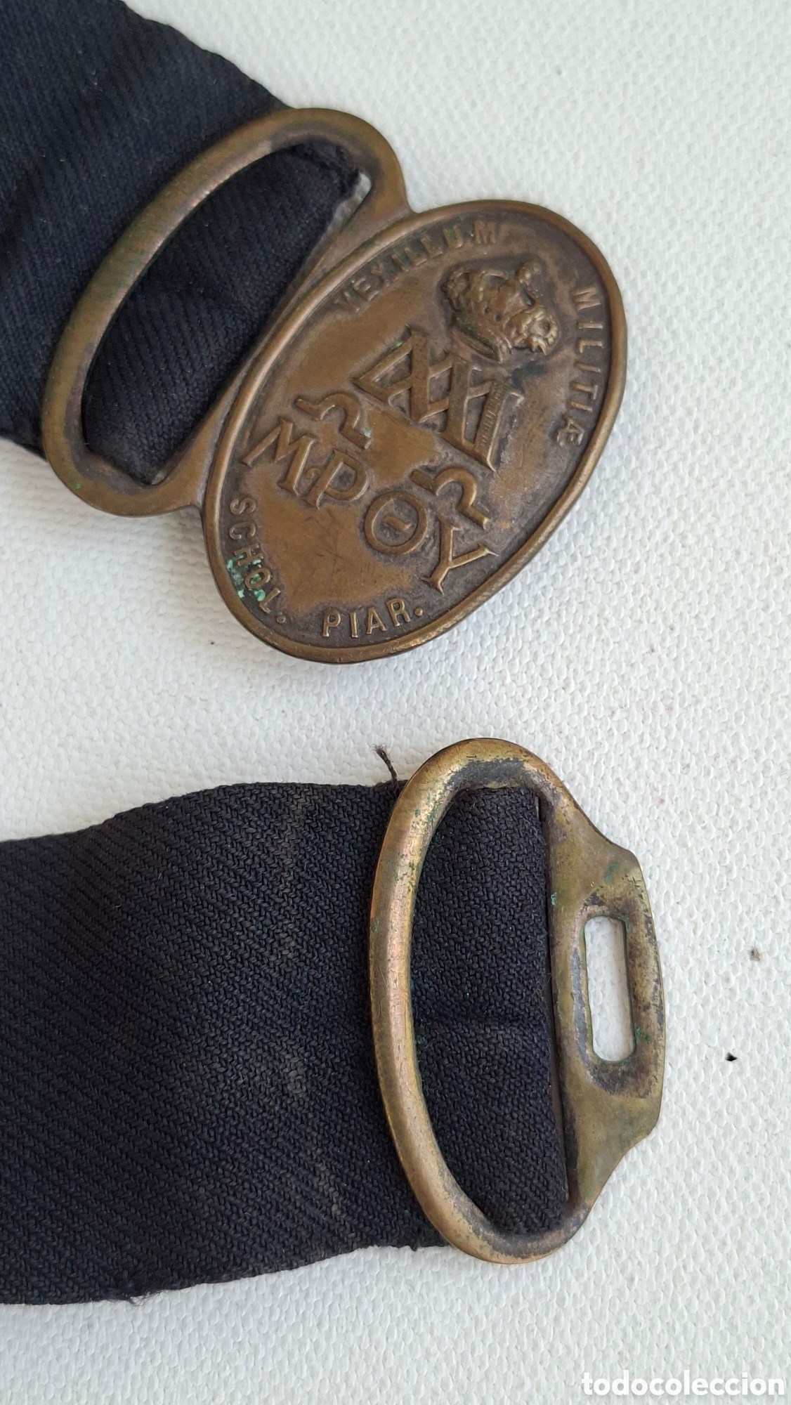 Antig&uuml;edades: Cintur&oacute;n Militar Escolapios 1910 - Foto 8