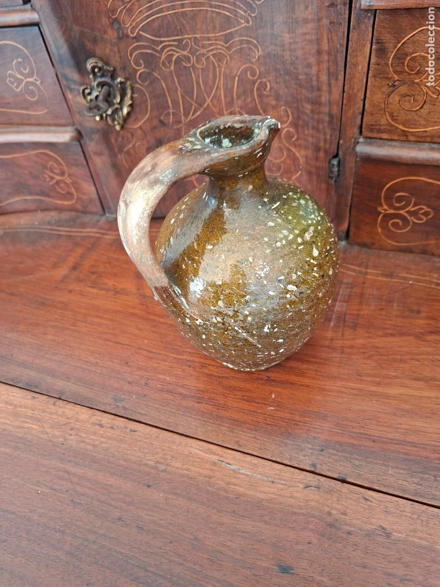 Antig&uuml;edades: JARRA DE ACEITE ceramica de la zona de Gerona original