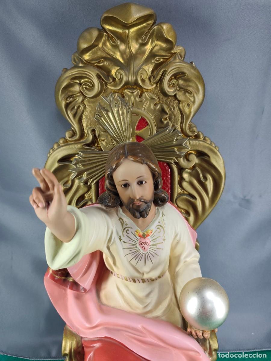 Antig&uuml;edades: sagrado corazon de jesus pasta de olor - Foto 4