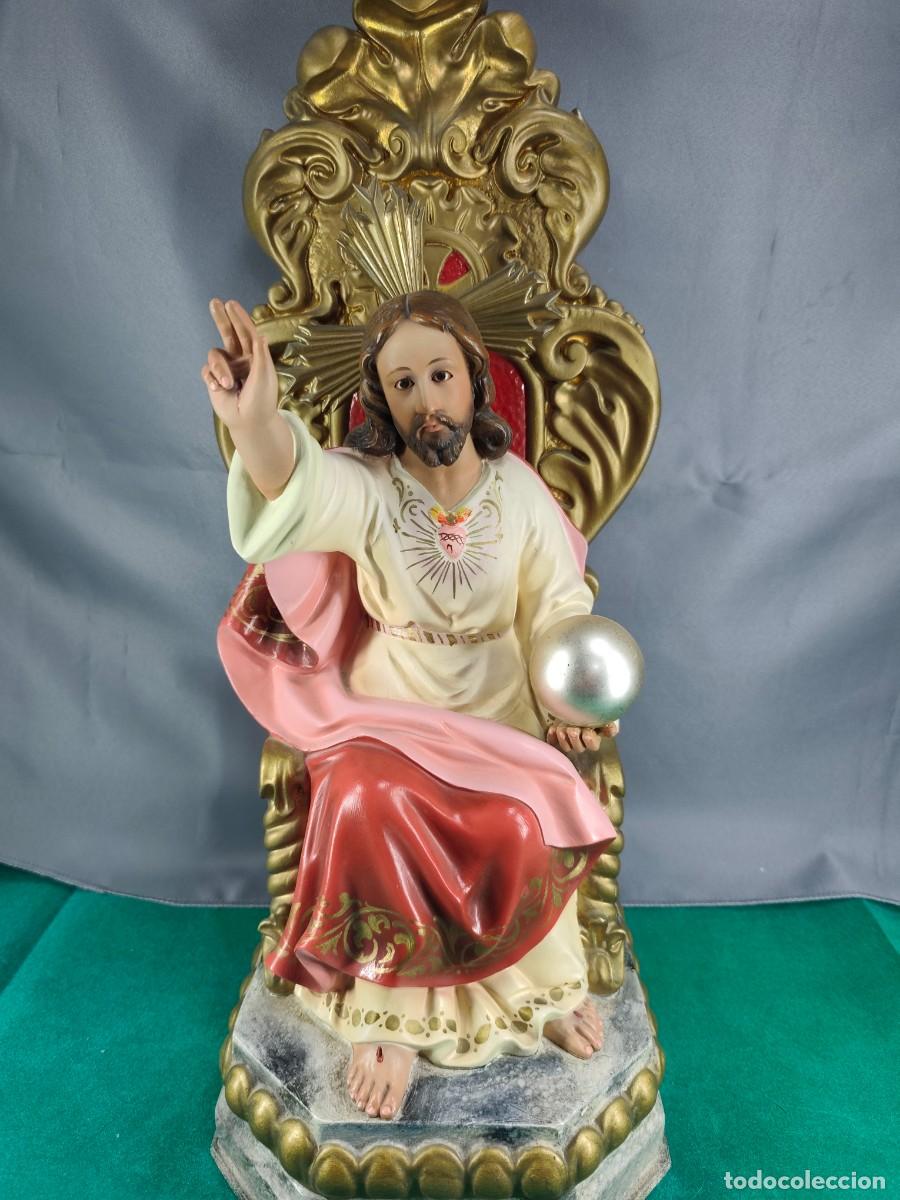 Antig&uuml;edades: sagrado corazon de jesus pasta de olor - Foto 5