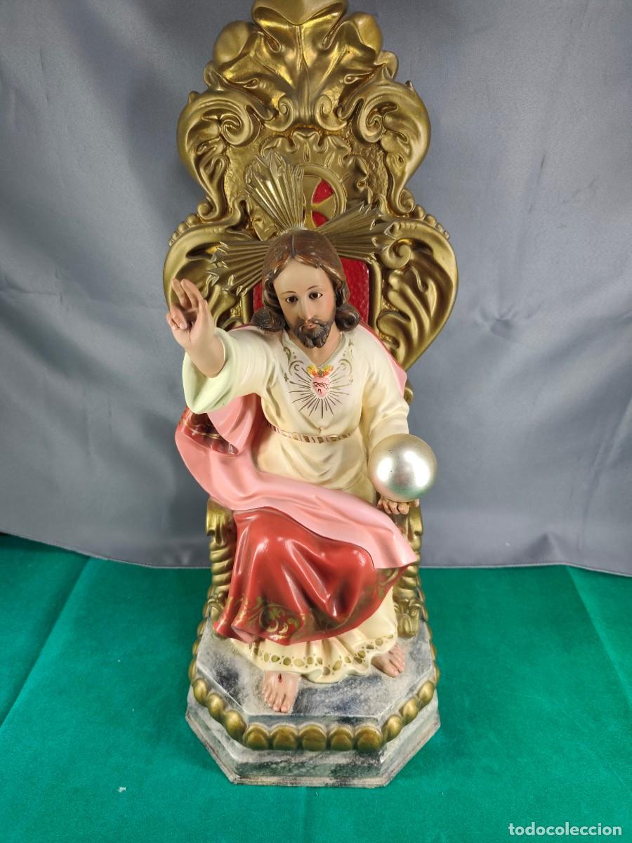 Antig&uuml;edades: sagrado corazon de jesus pasta de olor - Foto 7