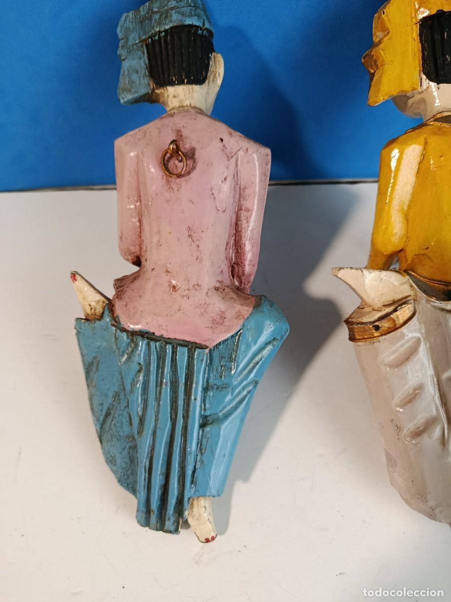 Antig&uuml;edades: DOS TALLASBIRMANAS ANTIGUAS DE MADE - Foto 3