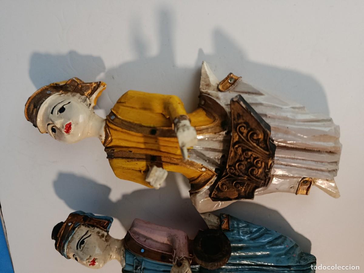 Antig&uuml;edades: DOS TALLASBIRMANAS ANTIGUAS DE MADE - Foto 7