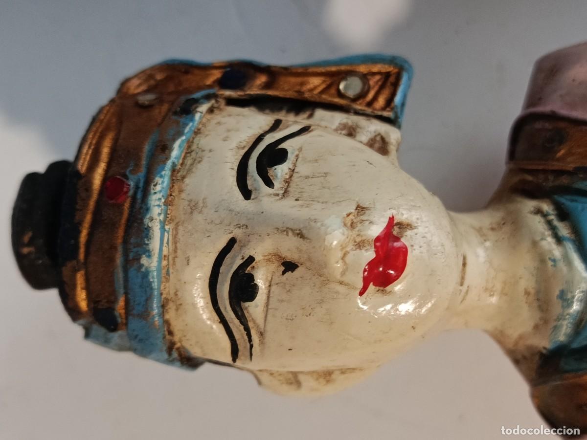 Antig&uuml;edades: DOS TALLASBIRMANAS ANTIGUAS DE MADE - Foto 10