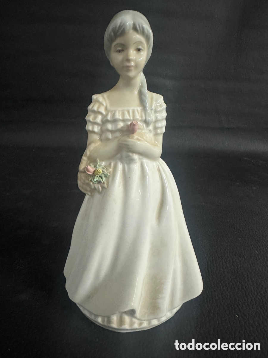 Antig&uuml;edades: Figura de porcelana Valenciana
