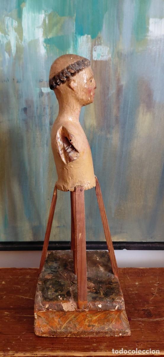 Antig&uuml;edades: Santo de vestir. Madera - Foto 3