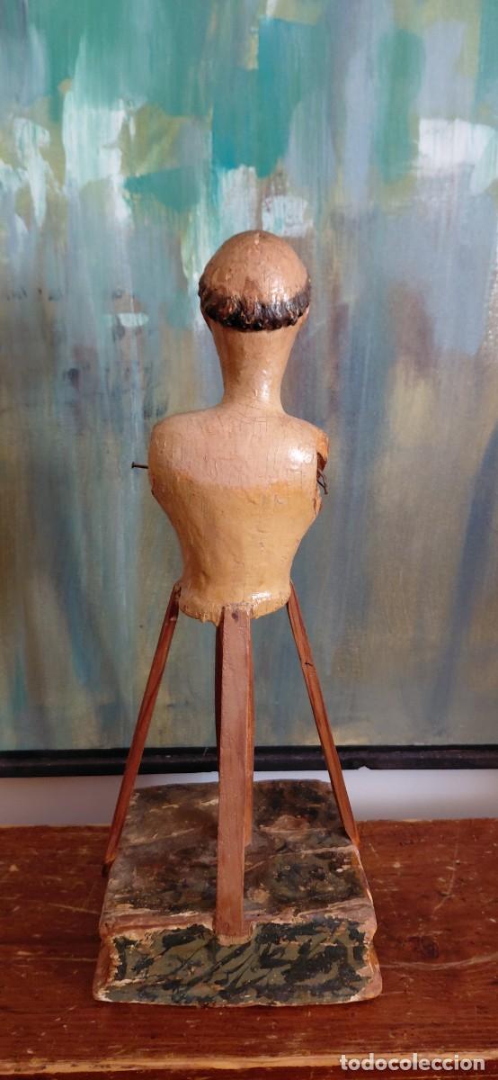 Antig&uuml;edades: Santo de vestir. Madera - Foto 4