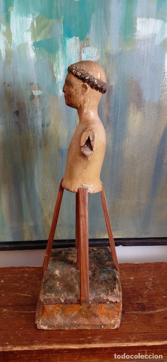Antig&uuml;edades: Santo de vestir. Madera - Foto 5