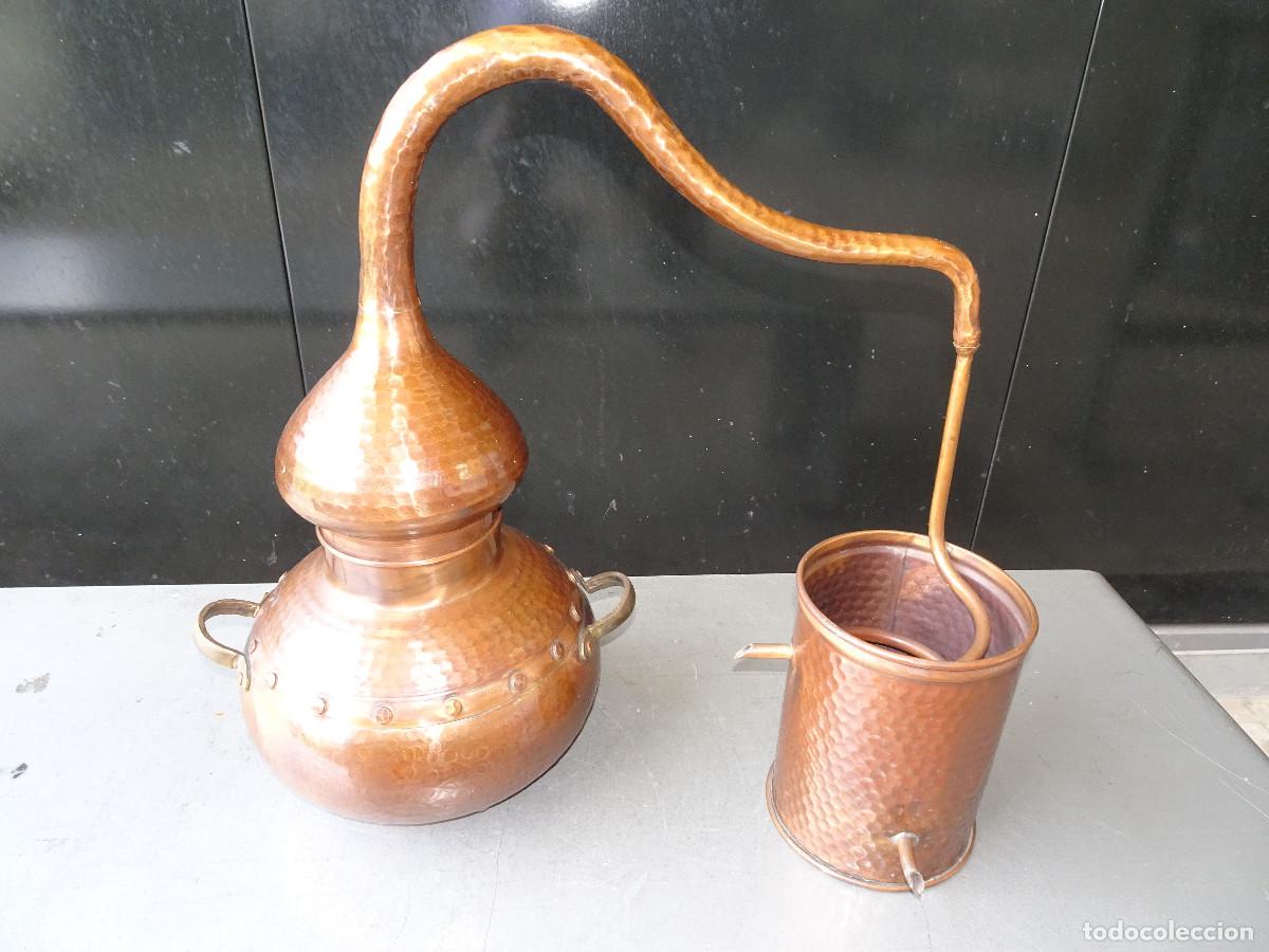 Antig&uuml;edades: Alambique Cobre 5L (Decoraci&oacute;n/Reparar)