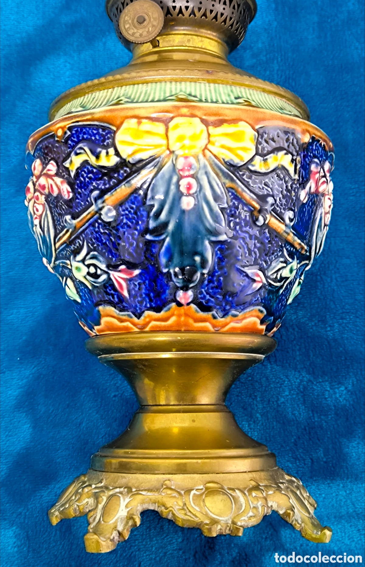 Antig&uuml;edades: QUINQU&Eacute; SIGLO XIX MAY&Oacute;LICA Y BRONCE - Foto 4