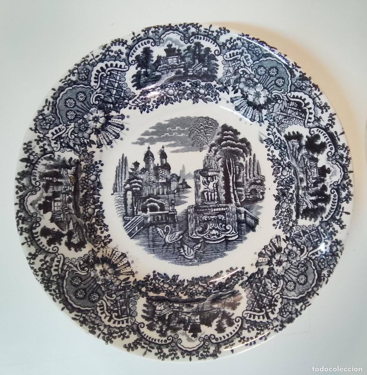 Antig&uuml;edades: Plato porcelana pickman s.a la cartuja sevilla