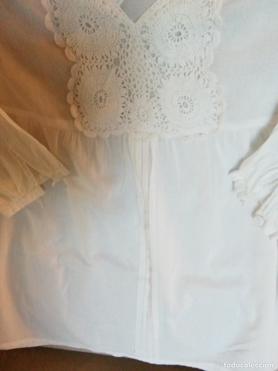 Antig&uuml;edades: *BLUSA DE ALGODON. (Rf:248/*) - Foto 2