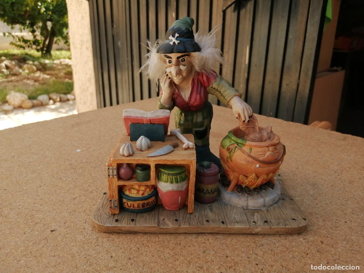 Antig&uuml;edades: FIGURA BRUJO Y GATO. - Foto 1