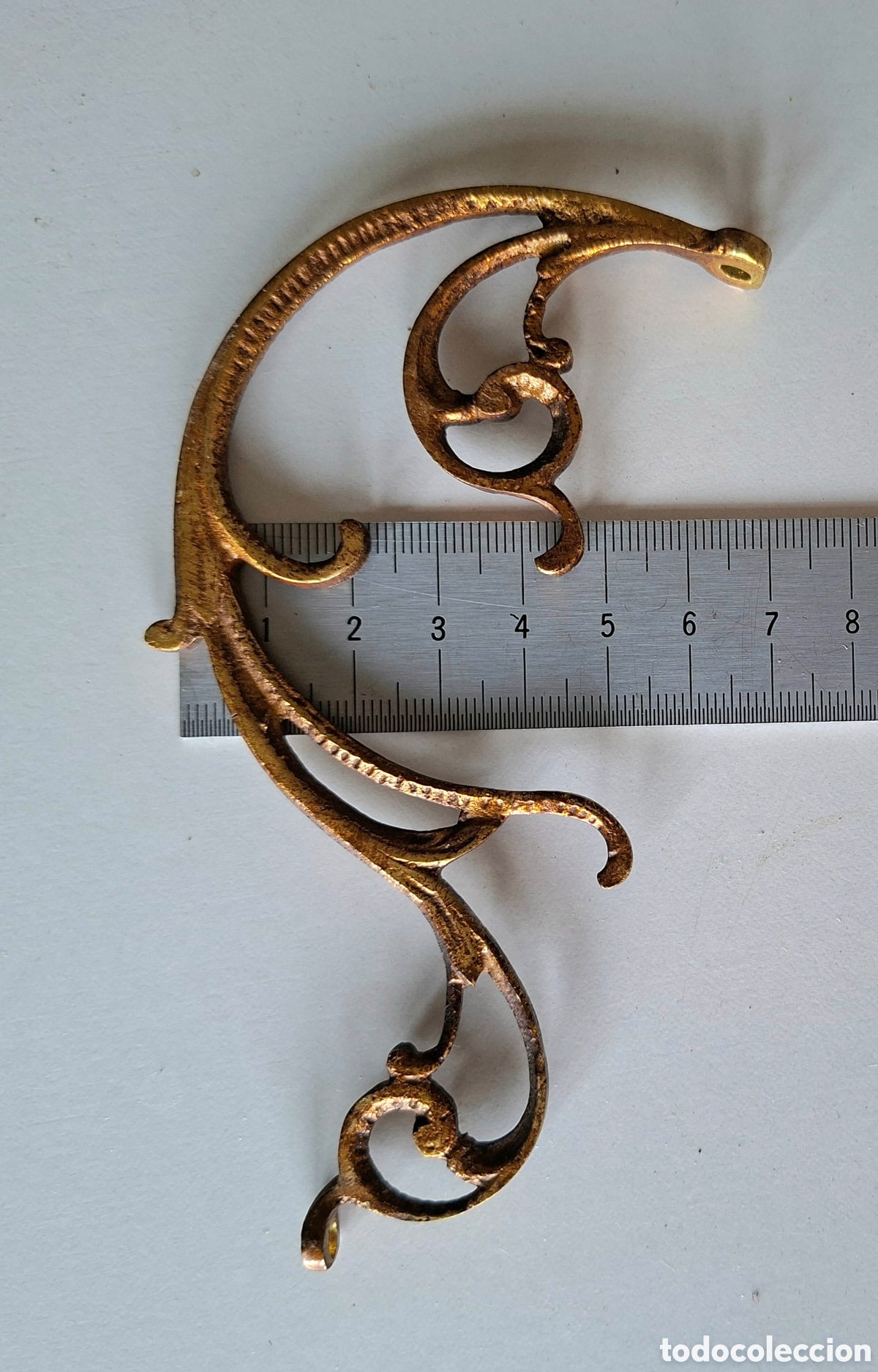 Antig&uuml;edades: 6 ANTIGUOS EMBELLECEDORES DE BRONCE - Foto 3