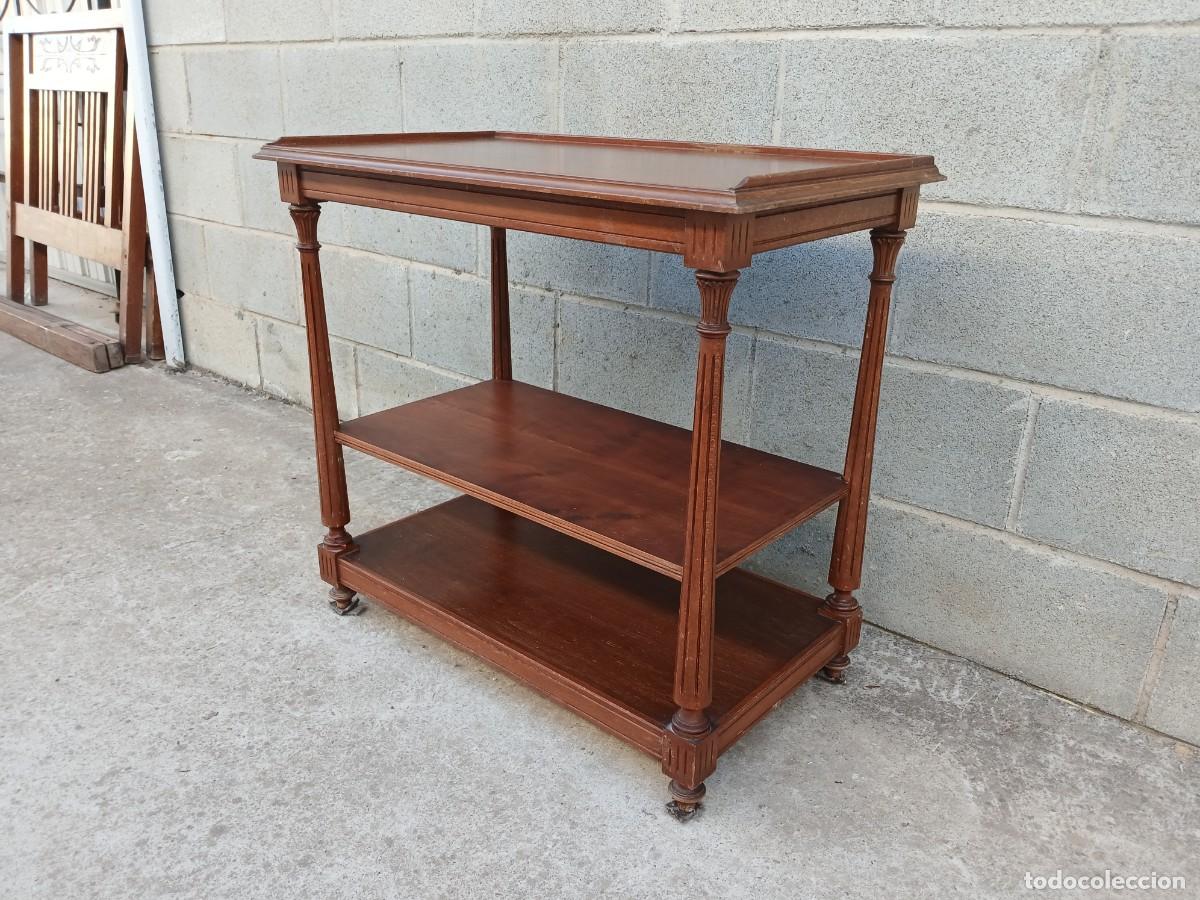Antig&uuml;edades: Mueble auxiliar antiguo ingl&eacute;s - Foto 3
