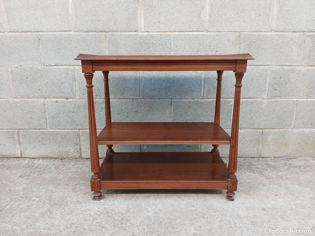 Antig&uuml;edades: Mueble auxiliar antiguo ingl&eacute;s - Foto 5