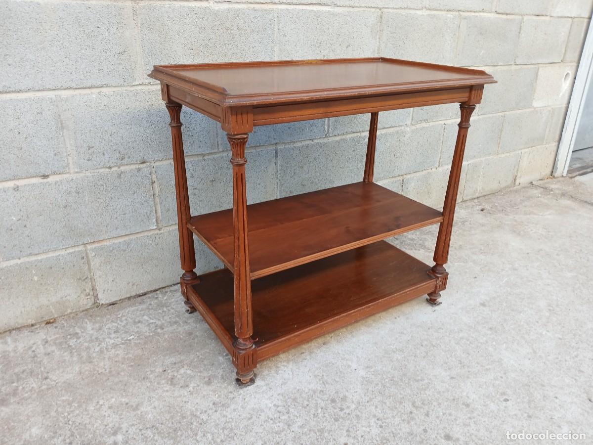 Antig&uuml;edades: Mueble auxiliar antiguo ingl&eacute;s - Foto 6