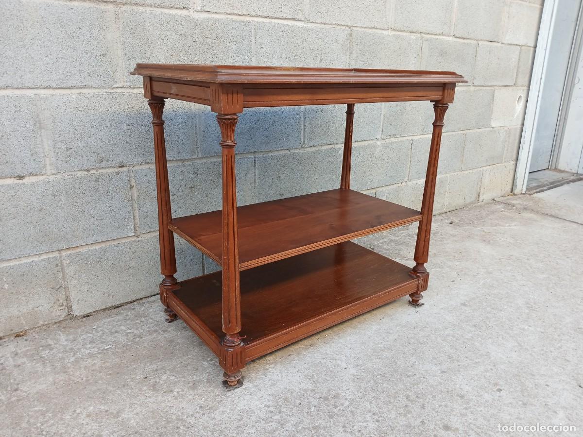 Antig&uuml;edades: Mueble auxiliar antiguo ingl&eacute;s - Foto 7